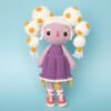 Luna Adole - boneca nuvem em amigurumi - Receita em PDF